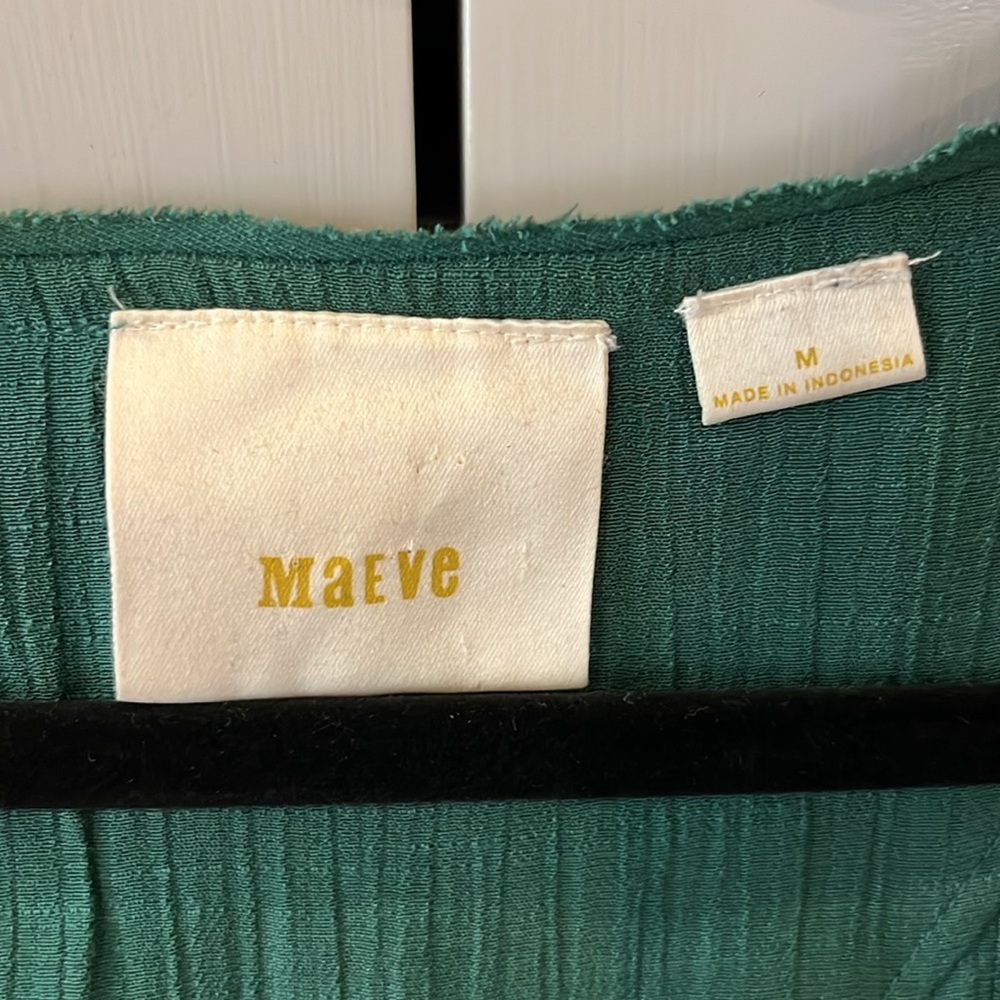 Maeve green tank top size medium - Picture 3 of 5